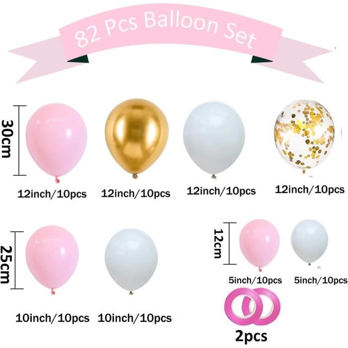 Des Ballons Rose Vif Décorent Un événement Festif Célébrant La