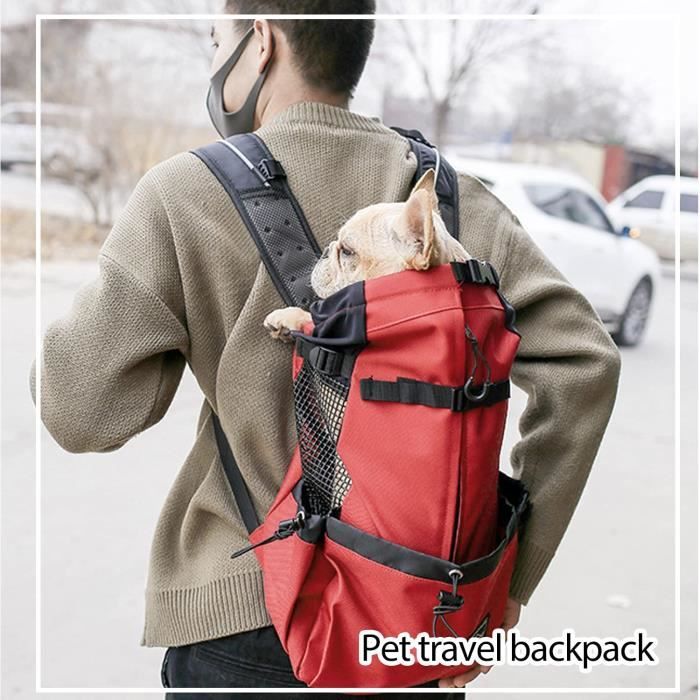 Sac à Dos pour Chien Randonnée Sac a Dos Transport Chat Chien Moto