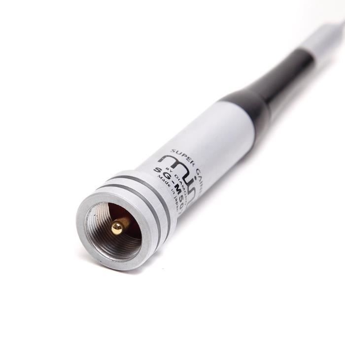 Antenne Souple Diamond RH701 SMA-Femelle Pour Talkie-walkie - Double Bande VHF/UHF 144/430 MHz, Compatible Baofeng, Kenwood, Etc.