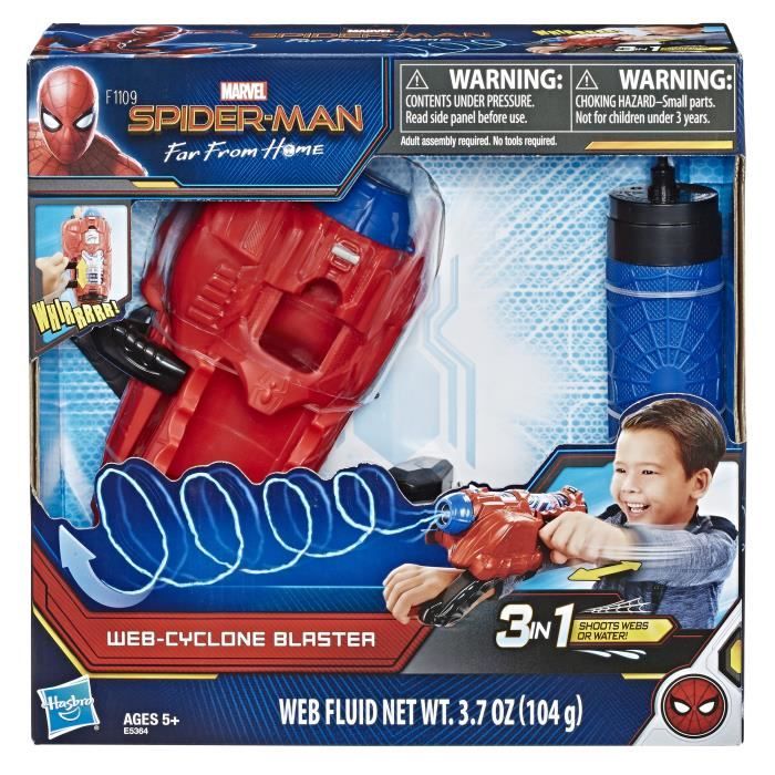 Spider-Man Marvel Far from Home – Lance-Toiles Cycloniques avec Toile  Liquide - Jouet - Le Monde de Kamélia