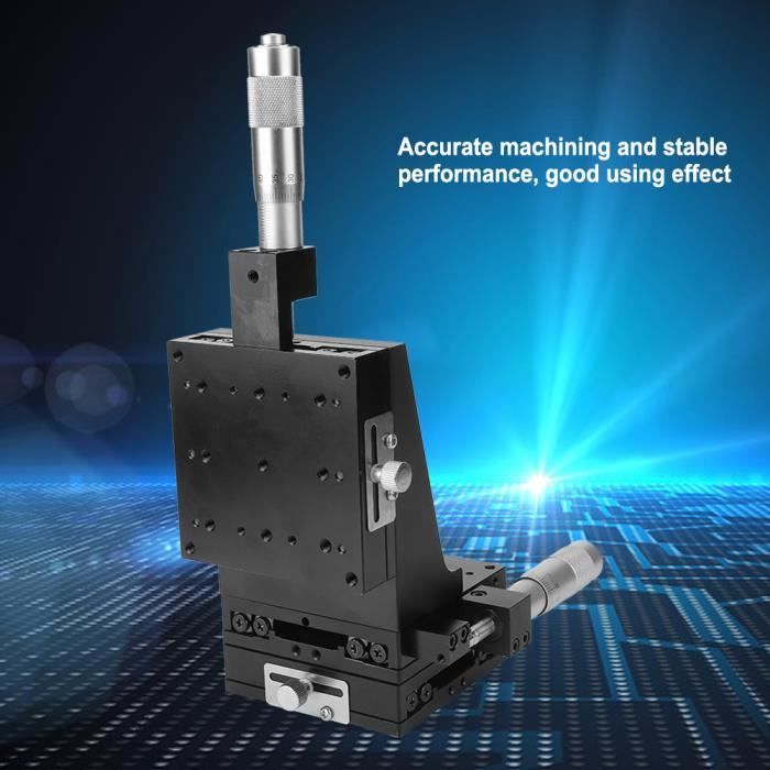 Kit D'actionneur Linéaire En Alliage D'aluminium Robuste Pour Table Coulissante Avec Base, Rail Manuel Haute Précision, Pour Ingénierie Mécanique, Scène, Table, Toboggan