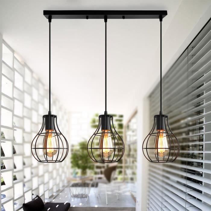 Lustre en fer forgé – 6 branches style ancien - Décoration
