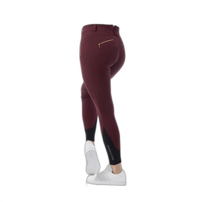Pantalon equitation rouge femme deals