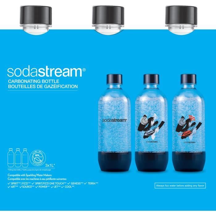 Sodastream Offrez 3 bouteilles de gaz supplémentaires