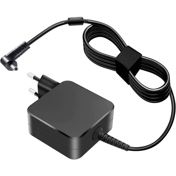 Chargeur Ordinateur Portable 19V 3.42A 65W – Adaptateur Compatible Acer Aspire 3/5/E1/E5/Swift/Spin, Connecteur 5.5x1.7mm & 3.0x1.1mm, Câble 2.64m