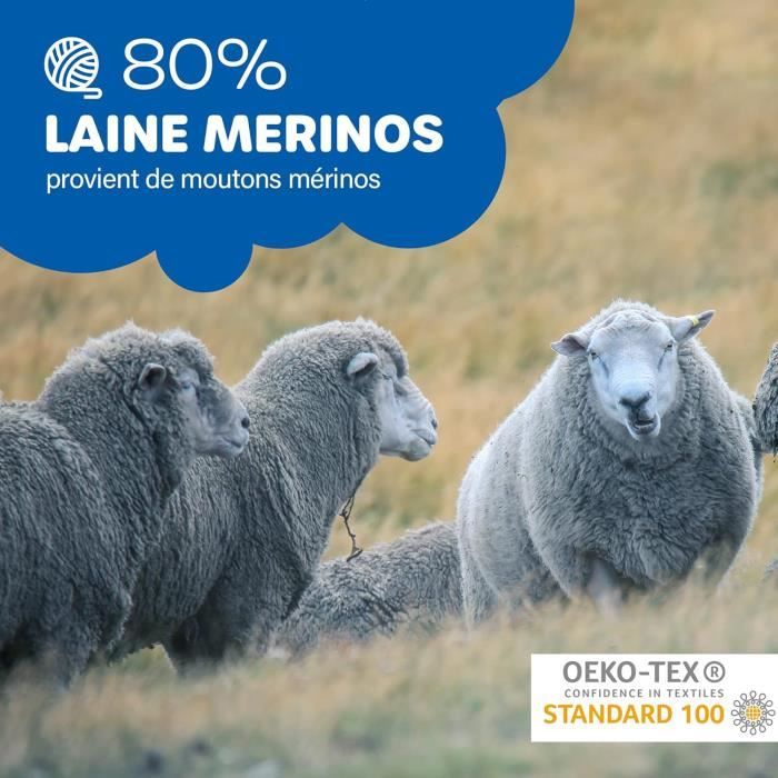 Polaire shop laine merinos