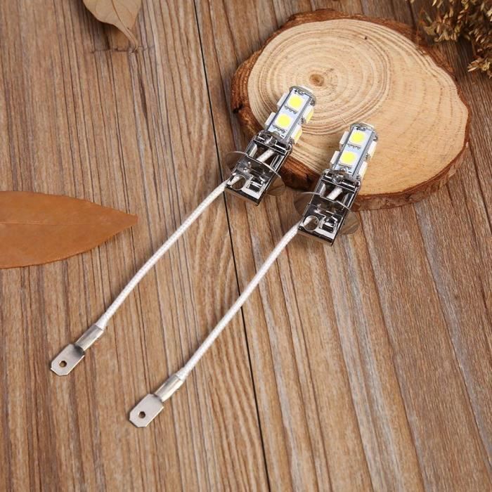 2X Ampoules LED T10 5 SMD Lumière Bleue 12V Pour Voiture/moto | Neuf, Type W5W 5050, Feux Xenon Style