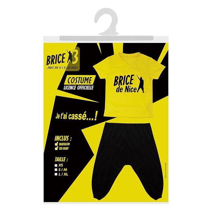 P' Tit Clown – 84100 – Costume Adulto Brice di Nizza – Taglia S/M