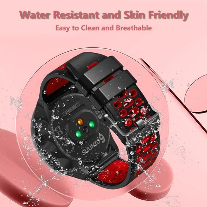 Cinturino per orologi in silicone da 24 mm Sandstone per gli