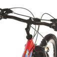 LE SHOP Vélo de montagne 21 vitesses Roue de 26 pouces 49 cm Rouge 130113 - Haute qualité-3