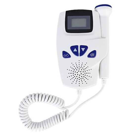 Lcd Doppler Fœtal Ecoute Cœur Bebe Heartbeat Sounds Avec Ecran Lcd Moniteur De Frequence Cardiaque Blanc C1640 Cdiscount Sante Mieux Vivre