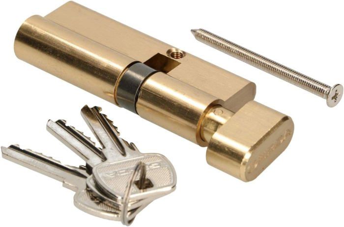 GERCAR Lot de 10 cylindres à bouton, à fereture identique, cylindres