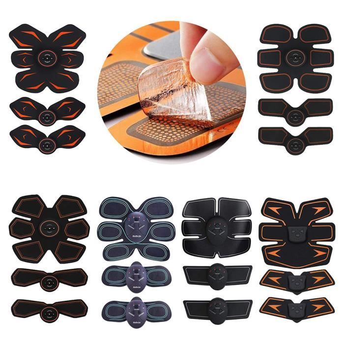 40 Patchs Gel De Rechange Pour Électrostimulateur EMS - Hydrogel Confortable - Pour Musculation, Abdominaux, Rééducation - 3