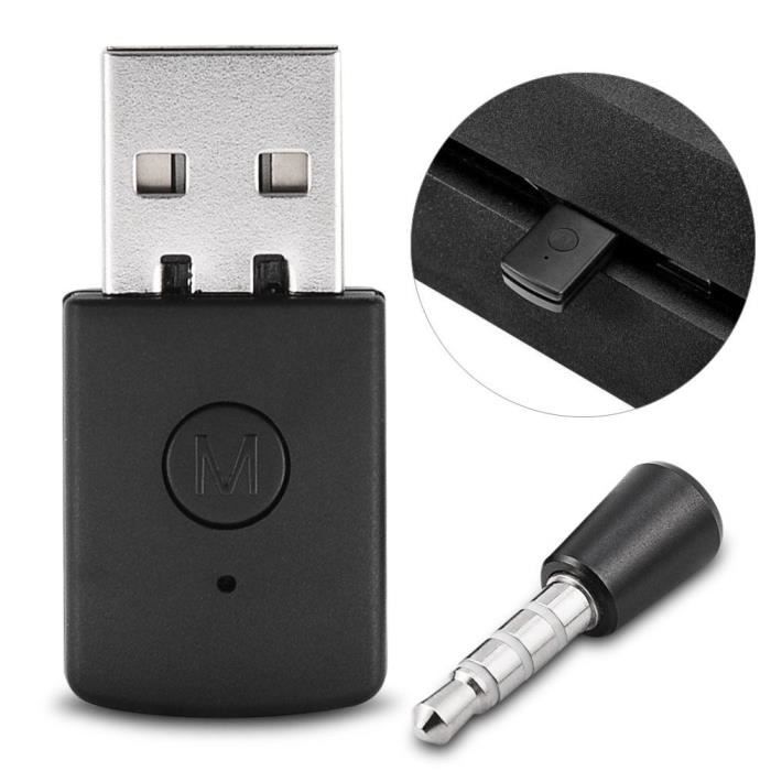 Adaptateur USB Bluetooth Pour PS4 - Émetteur/récepteur Pour Casque Sans Fil - Compatible A2DP, HFP
