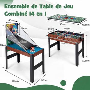 Babyfoot De Table HobbyTech – Mini Babyfoot 34,5 X 23 X 7 Cm, Poignées Antidérapantes, Idéal Pour Enfants Et Adultes