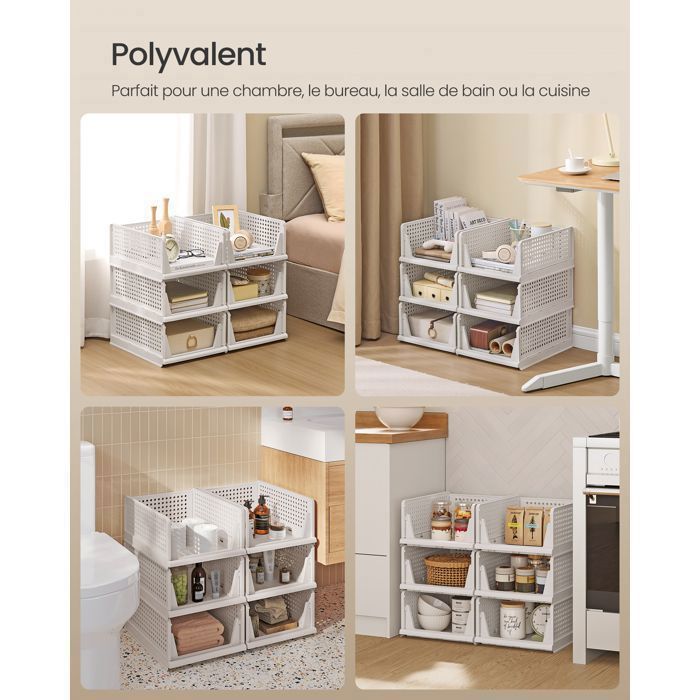 mDesign Boite de Rangement avec 2 tiroirs coulissants - Rangement mDesign Boite de Rangement avec 2 tiroirs coulissants - Rangement