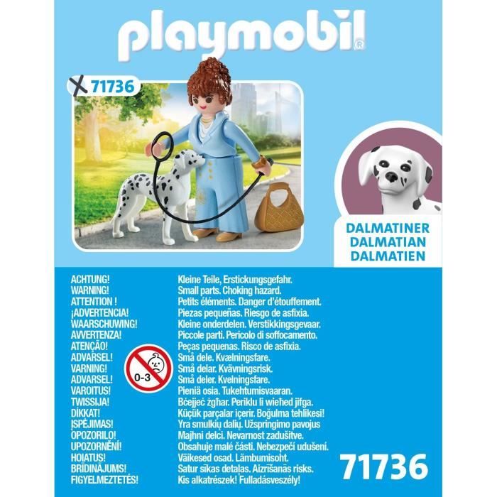 Playmobil City Girl – Personnage Avec Lunettes, Tatouage Cerise Et Sac à Main – Série Mystère – Neuf – Dès 5 Ans