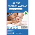Alése  (160X200)  protège-matelas Imperméable  Anti-Acariens Anti-Allergique-0