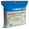 Urgo Premiers Soins Carrés de Coton Non Blanchis 180 unités-0