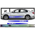 BMW M - Série 1 2 3 4 5 6 7 X1 X2 X3 X4 X5 X6 Bandes de Bas de Caisse Bleu foncé - Tuning Sticker Autocollant Graphic Decals-0
