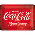Plaque metal Coca-cola-0