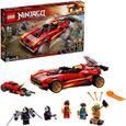 LEGO® NINJAGO 71737 Le Chargeur Ninja X-1, Jouet de Voiture et Moto, 5 Figurines, Cole en Or-0