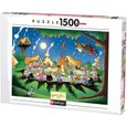 Puzzle 1500 pièces Astérix - Nathan - Dessins animés et BD - Garantie 2 ans-0