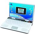 mini ordinateur portable avec 90 activités pour enfant Genius Xl Color Pro blanc noir-0