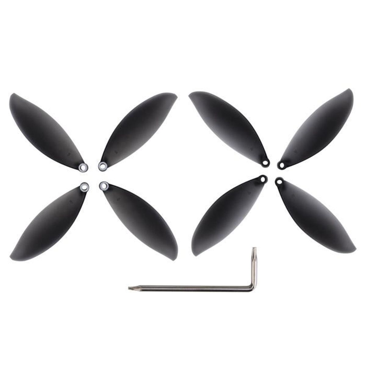 Hélices X4 Pour Parrot Mambo & Swing – 2x A / 2x C, Noir & Blanc, Rechange Officiel Pour Mini-Drones