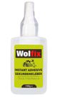 Colle Instantanée Extra Forte WOLFIX Cyanoacrylate - 100g - Polyvalente pour Plastique, Verre, Bois, Métal - Universelle &