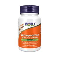 Serrapeptase 60 caps Sans saveur Now Foods Pack Nutrition Sportive