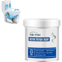 Agent détartrant à oxygène actif pour toilettes,Produit Nettoyant WC,Anti calcaire Mousse Nettoyante, 250g