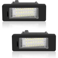 2PCS LED Éclairage Plaque D'immatriculation Auto Ampoules Super Brillant 6000K Xénon Blanc 24SMD, pour BMW E82/E88/E90/E92/E93/E39