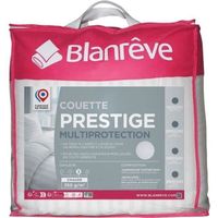 Couette 200x200 cm BLANREVE PRESTIGE Multiprotection - 100% Polyester - 2 Personnes - Satin rayé