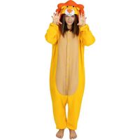 Déguisement lion onesie femme et homme- Funidelia- 117320  Animaux, Désert - Multicolore- Halloween- Carnaval et Noel
