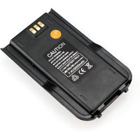 Retevis Batterie Lithium 2000mAh 7,4V Compatible avec Talkie Walkie Retevis RT3 RT3S TYT MD-380 DMR Digital Radio (Noir, 1 pcs)