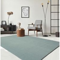Tapis pour le salon ou la chambre en bleu 200x280 cm | Rectangulaire | Lavable jusqu'à 30 degrés | Tapis LOFT de The Carpet