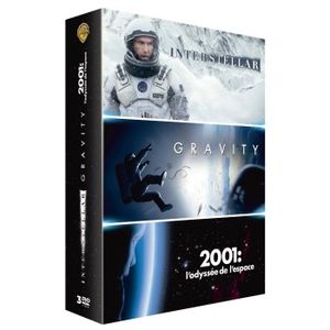 DVD FILM DVD Pack Interstellar + Gravity + 2001, l'odyssée 