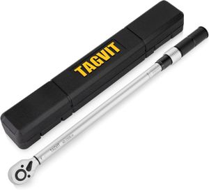 Clé Dynamométrique à Cliquet PARTSLINE 28-210 Nm - 1/2" + Coffret Et Douilles (17,19mm)