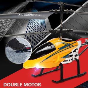 DRONE Jaune - NeuingStar Hélicoptère radiocommandé avec lumière LED, Hélicoptère RC, Modèle de jouets volants incas