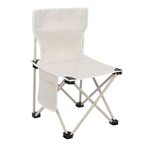 CHAISE DE CAMPING Blanc - Chaise pliante portable ultralégère, Voyag