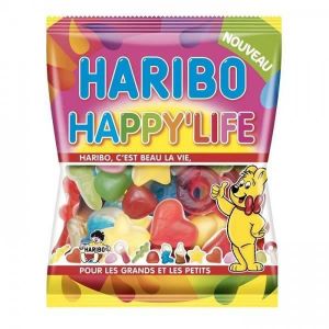 CHOCOLAT BONBON Sachet bonbons happy'life Haribo - Bleu