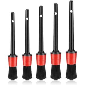 Skyzone Pinceau Nettoyage Voiture 5 Pièces, Brosse Detailing Auto Pour Moteur De Nettoyage Bouches D Aeration Emblemes Interieur Exterieur 1069365777