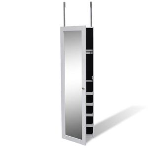 Fihero Armoire A Bijoux De Porte Avec Miroir Achat Vente
