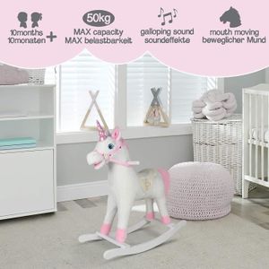 Licorne A Bascule Cdiscount Jeux Jouets
