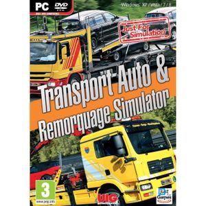 JEU PC Transport Auto Simulator et Remorquage Simulator