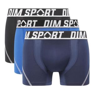 BOXER - SHORTY Lot de 3 Boxers Homme Microfibre 'DIM SPORT' - DIM/08EW/LOT3H/BLABYRGNR/02