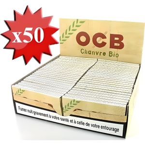 Boîte complète de papiers de rouleau Premium OCB d'origine (50 livrets) -  Chine Papier à cigarettes et fumeurs prix