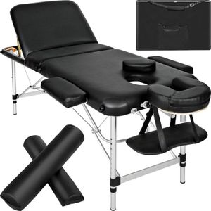 TABLE DE MASSAGE - TABLE DE SOIN TECTAKE Table de massage portable pliante à 3 zone
