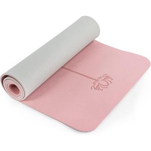 TAPIS DE SOL FITNESS Tapis de Yoga Antidérapant TPE Respectueux de l'Environnement 6,35mm - TRAHOO - Noir - Épaisseur 6mm - Léger